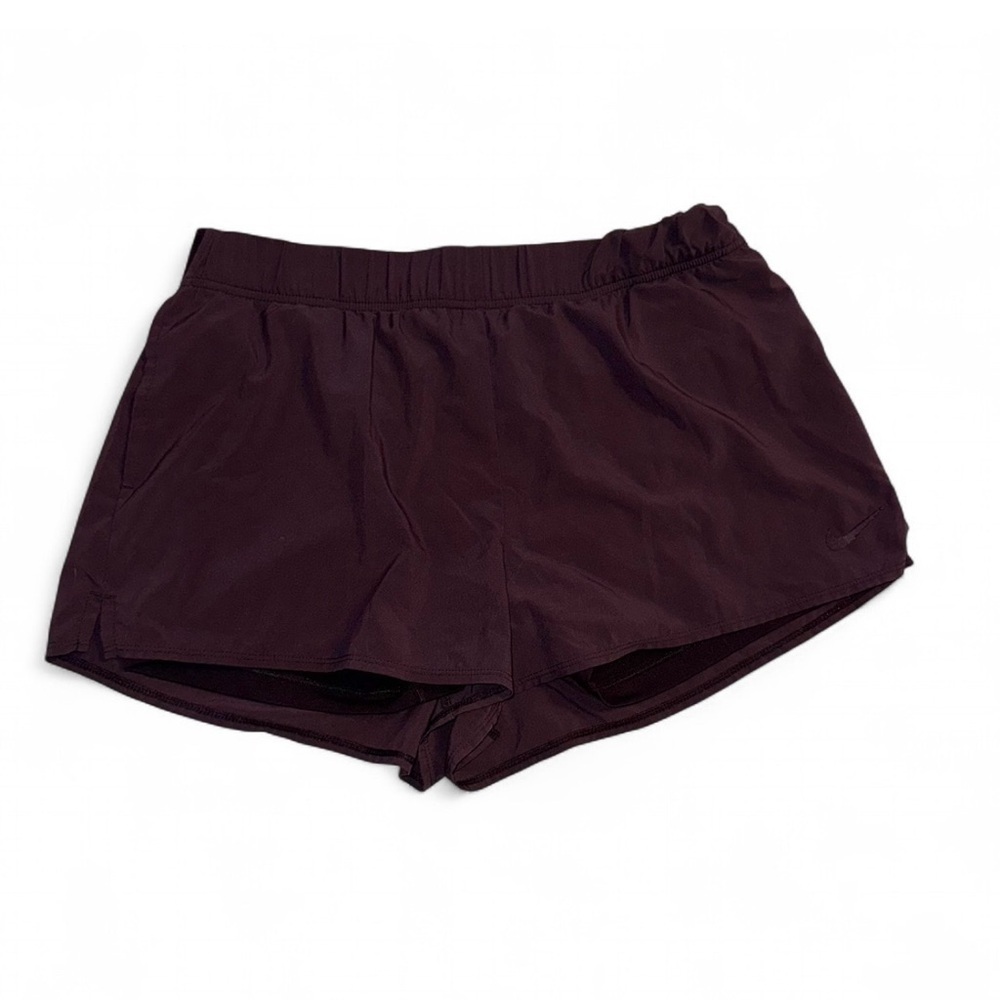 Nike Purple Maroon Athletic Shorts Dri-Fit Women's Size Large